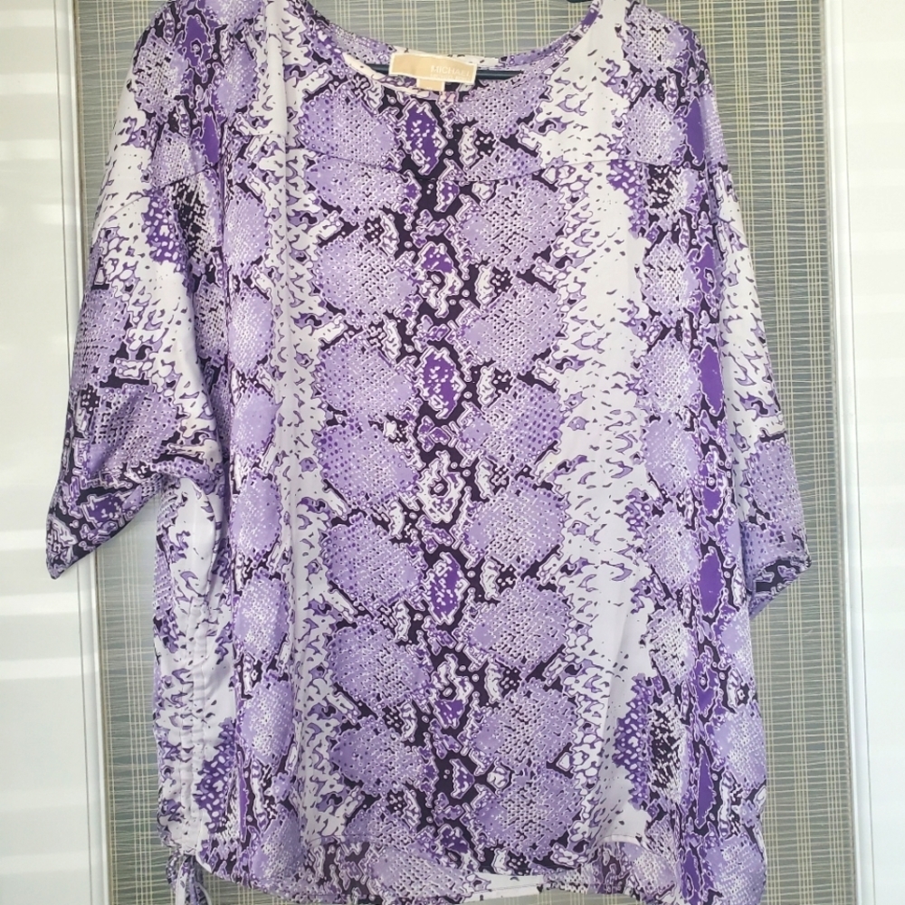 Snakeskin blouse, by Michael Kors size XL